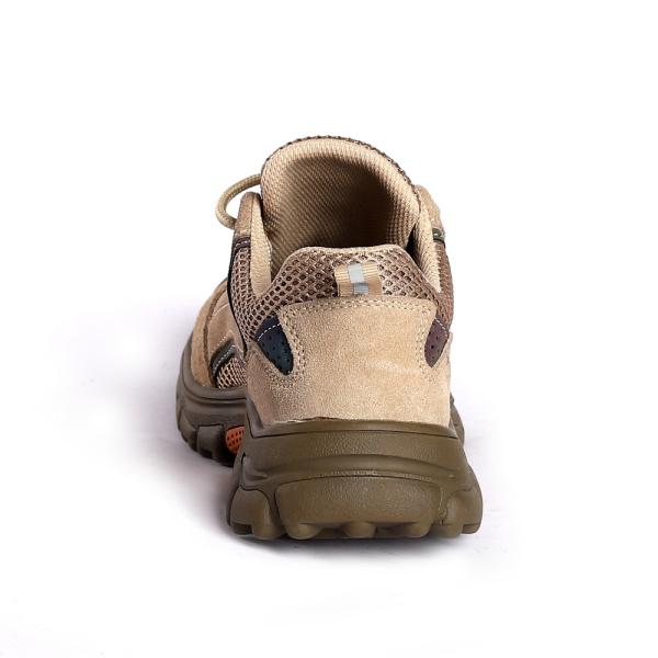 Shengjie Steel Toe Lace up Work Boots Low Cut Slip Resistance Oil Resistance Nubuck Cow Leatehr Upper Safety Shoes