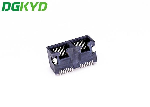 UL 94V-0 56 Double Port TAB UP RJ45 Network Connector