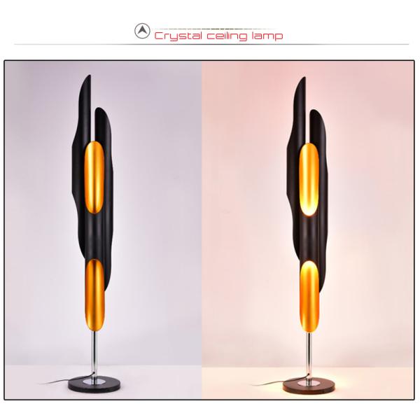 Creative LED Adjustable Floor Lamp , Minimalist Metal Bedroom Floor Lamps