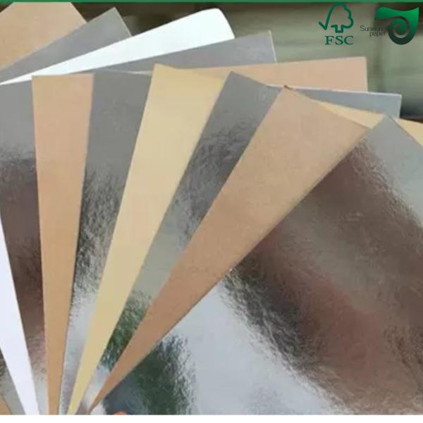 70gsm 765mm Waterproof Breakage Resistant Aluminized Beer Label Paper FSC