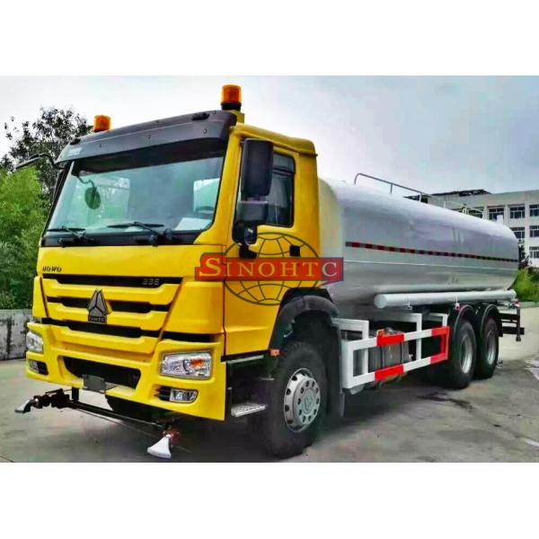 20000 - 25000 Liters HOWO Water Tanker Truck STEYR 290HP / 336HP Engine Power