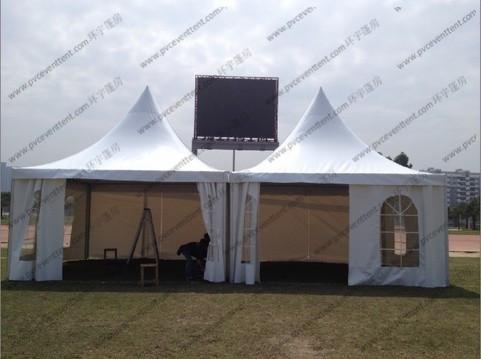 4 x 4m / 5 x 5m Pagoda Marquee Tent Modules Church Windows For Outdoor Party