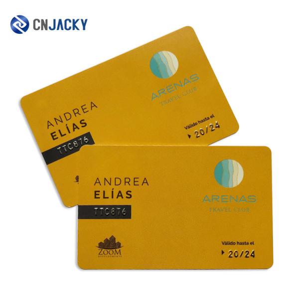 Hologram VIP Smart Card Material PVC Sheet Metal Effect Wire Drawing Gold Color