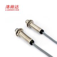 Sensor direto cilíndrico do deslocamento do laser do interruptor do sensor de proximidade do feixe M12