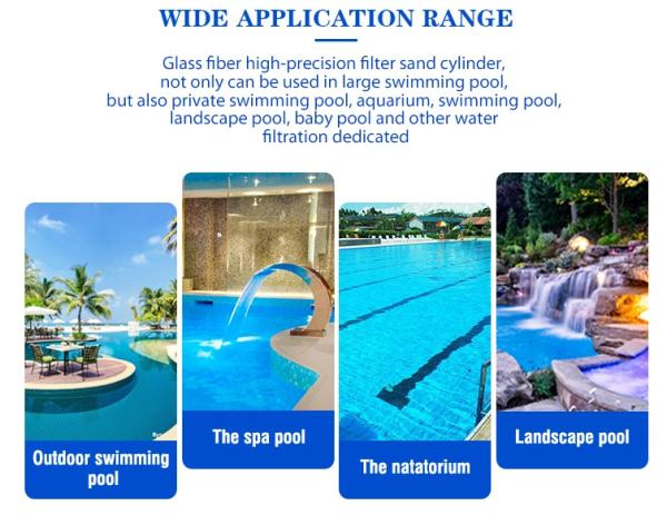 filtros de areia comerciais da piscina de 0.16m2 135Ipm 460mm