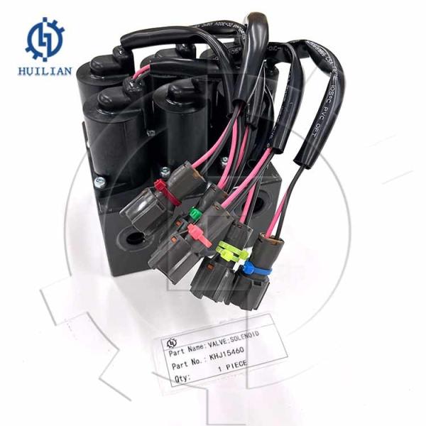KHJ14520 KHJ15450 KHJ15460 LL001140 Original Excavator Solenoid Valve for SH200 SH210 SH250