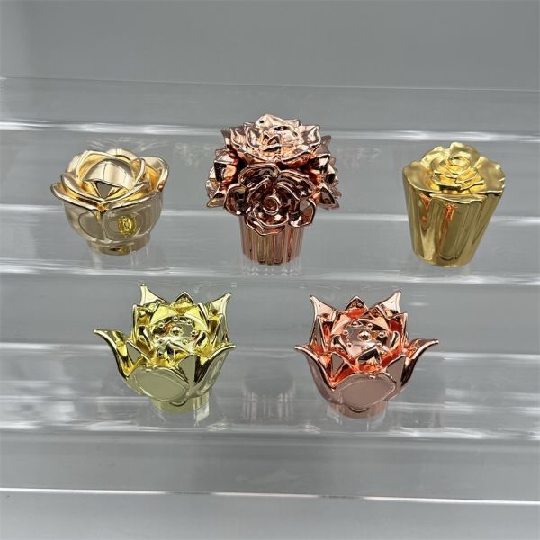 Custom Logo Luxury 15mm FEA 15  Zamac Metal Fragrance Cap Creative Universal Bottle Lid Cover for Perfume Bottles