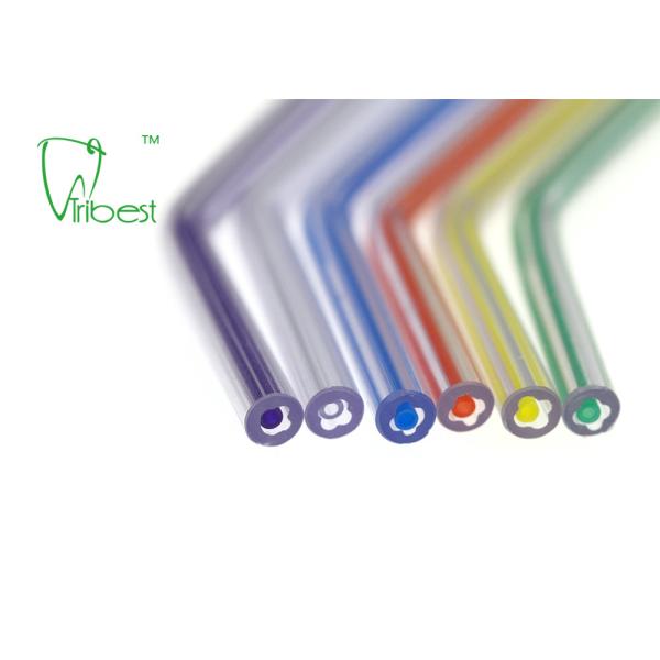 Medical Grade PVC Metal Nylon Air Water Syringe Tips Colorful Core
