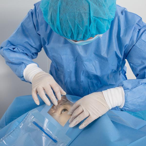 Sterile Disposable Medical Surgical Drape Ophthalmic Universal Pack
