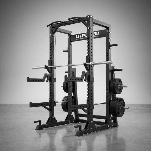 Link Barbell Rack U+PL1050 Narrow Grip Smooth Transition Multi Station Hinge Based
