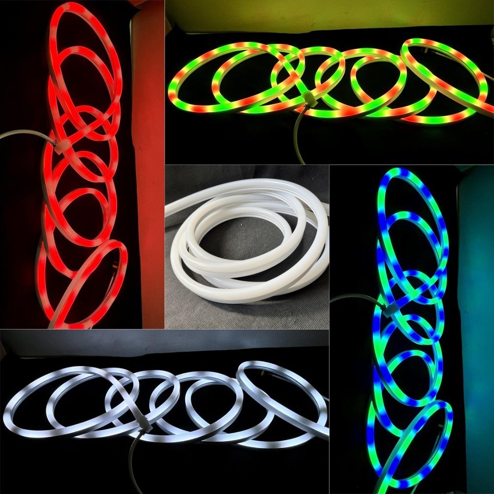 3535 RGBIC LED Neon Flex Light 10x23mm Silicone Neon Rope Light With Dynamic Effects