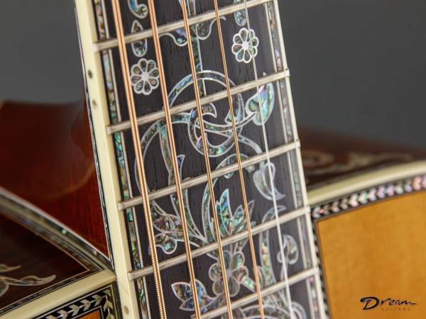 Custom CFMIV 50th Anniversary D-50AA Limited-Edition Dreadnought Acoustic Guitar Natural, Martin Style Solid Wood Guitar