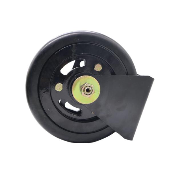 Zoomlion Sanitation Vehicle Parts: Black Travel Wheel Assembly for Mounting Frames, Sweeper Suction Nozzles & Solid Travel Wheels