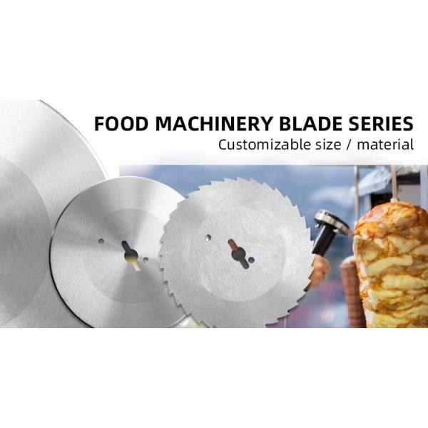 Stainless Steel Meat Cutter Circular Knife For Machine Line Fish Fillet Production