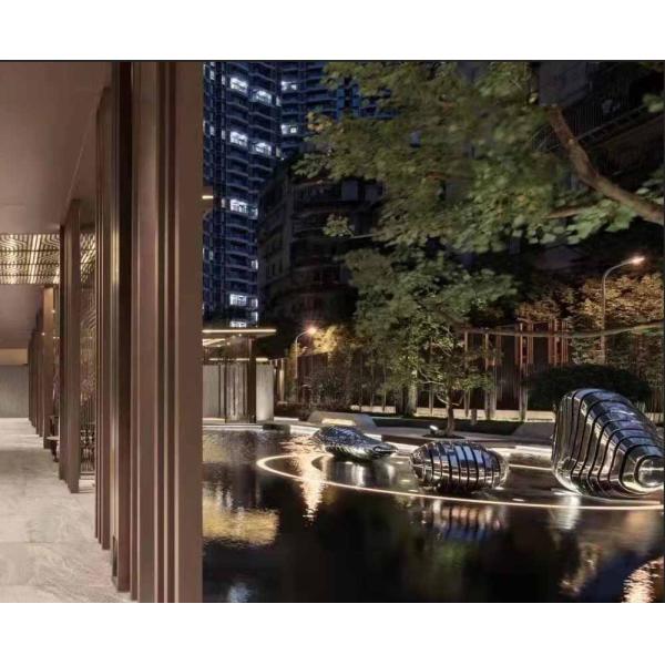 На открытом воздухе скульптура сада металла SS316L современная