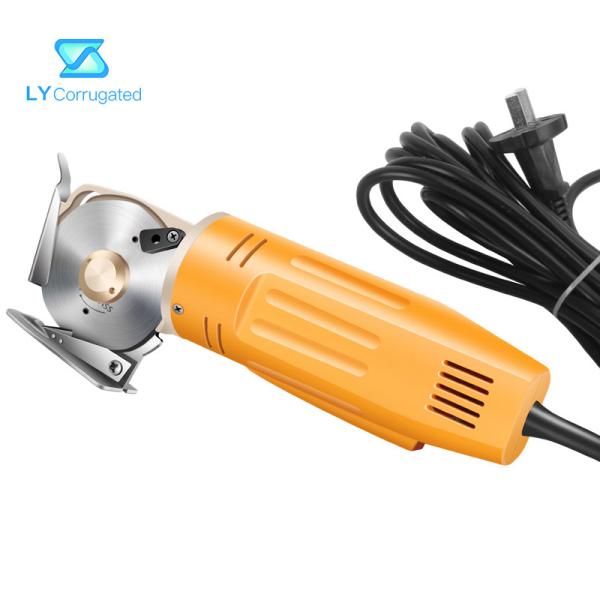Yellow 170W Electric Fabric Scissors Round Cutting Blade Portable Textile Machinery Parts