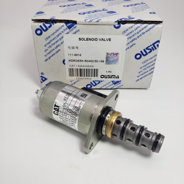 Hydraulic Pump Solenoid Valve 111-9916 KDRDE5K-50/40C30-146 For  E320D E330D KAWASAKI