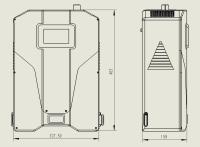 Máquina limpiadora láser de fibra pulsada de mano para mochila 100W