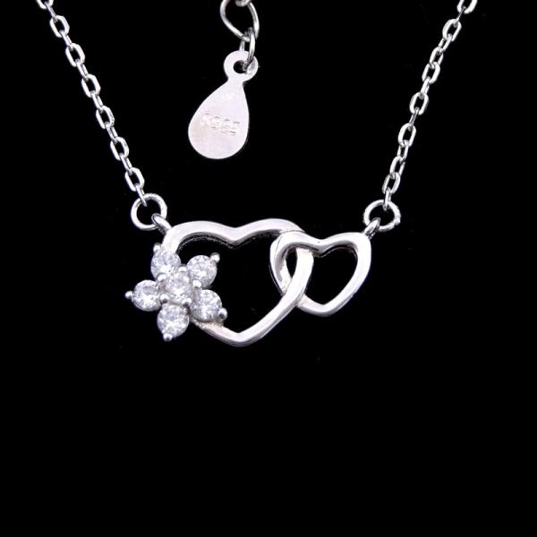 Cute New Jewellery Design 925 Silver White Gold Rabbit Shape Party Necklace