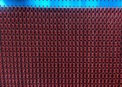 Customized Color Double Hook Chain Fly Curtain Mesh Decorative Aluminum Metal