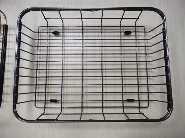 18G Thick SS Telescopic Sink Storage Rack Drain Hanging For Kitchen