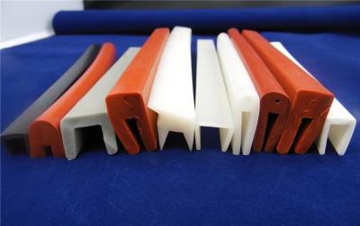Perfis expulsos puros da borracha de silicone, Weatherstripping da porta do silicone