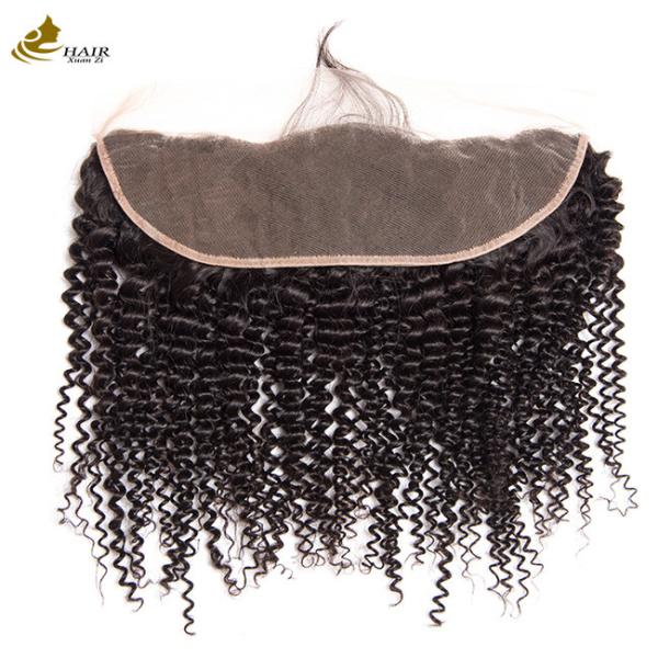 Fermeture frontale de dentelle de cheveux humains 13x4 HD