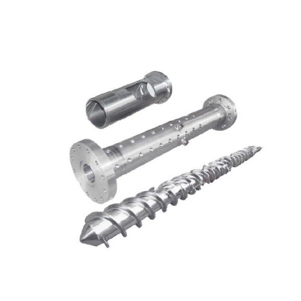 Factory Extruder Hot And Cold Feed Rubber Screw Barrel alloy steel For Plastic Rubber Machine
