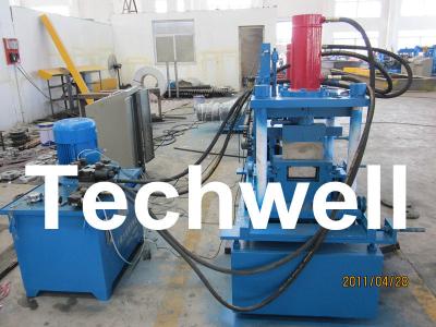Rolo manualmente ajustável do perfil de C que forma a máquina com o Decoiler manual ou hidráulico TW-C300