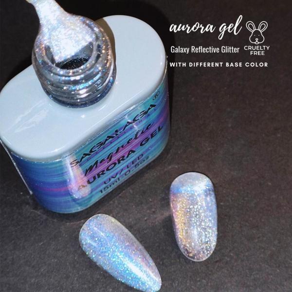 Glitter Cat Eye UV Easter Gel Nail Polish Custom Logo Galaxy Series Soak Off UV LED Gel for Nail Art Salon