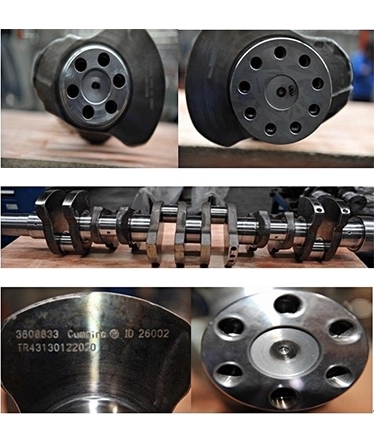 5261376 Diesel Engine Crankshaft ISF 3.8 Diesel Engines Spare Parts