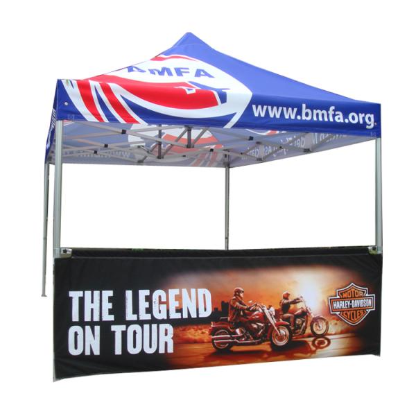 Reliable Outdoor Exhibition Tents 600D Oxford Fabric Graphic Material