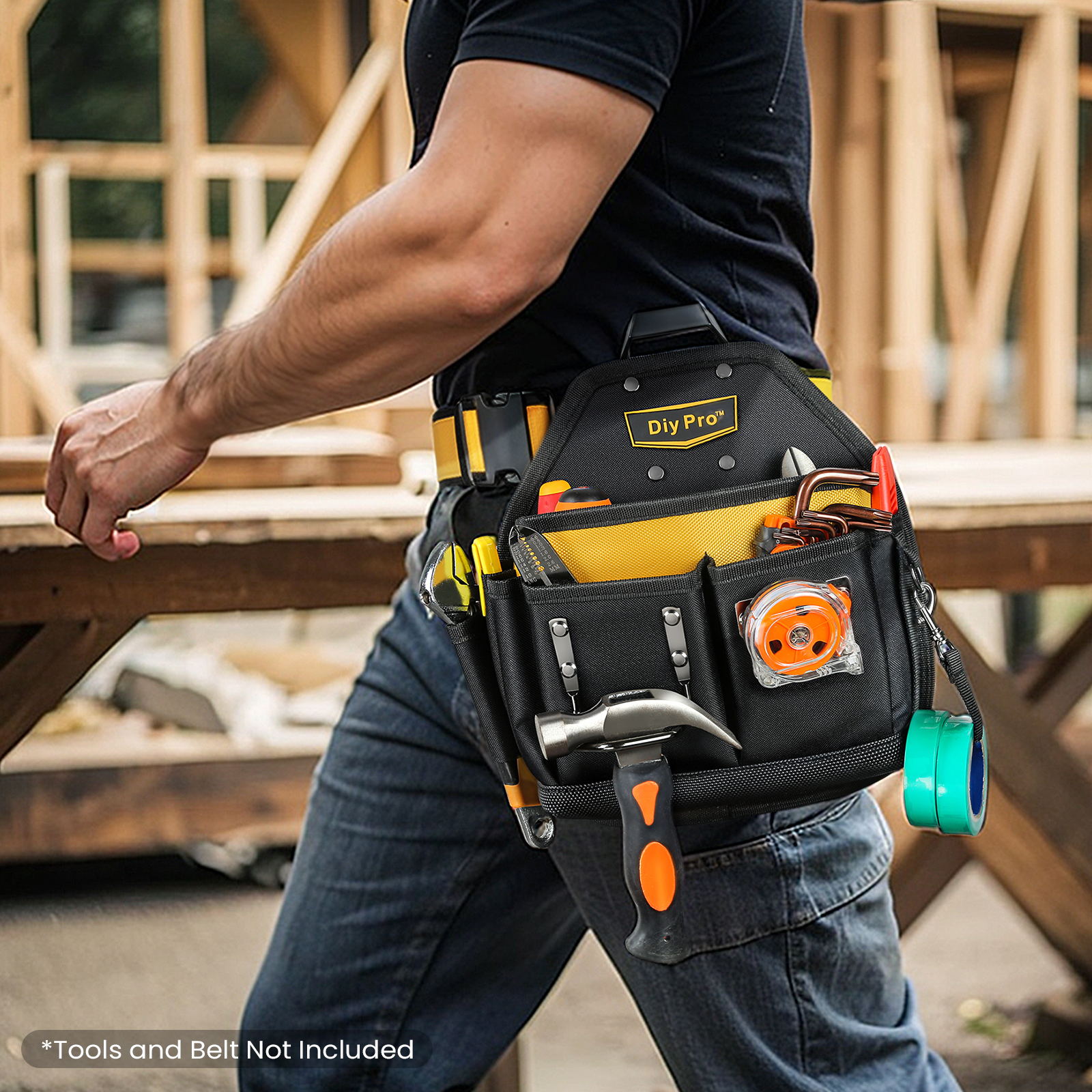 Multi Functional Repair Tool Waist Bag,  Clip-on Tech System  Electrition Tools Bag, Electrician Waist Bag