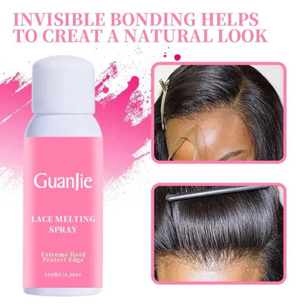 Quick Dry Hair Temporary Extreme Hold Wig Melting Spray Adhesive Hair Glue Spray