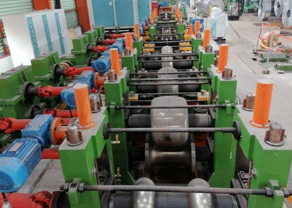 114mm Low Alloy Steel Pipe Production Line 1.5-4.0mm Thickness