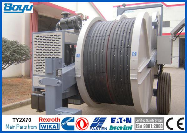装置TY2x70 77kw （103hp）の14Tons油圧テンショナーのCummisエンジンをひもでつなぐコンダクターの張力