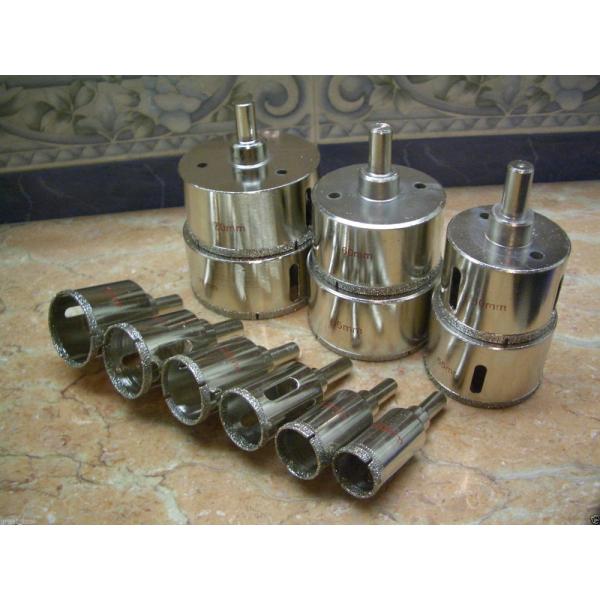 Smooth Surface Finish Diamond Drill Bit , High Concentration Diamond Bit Hole Saw