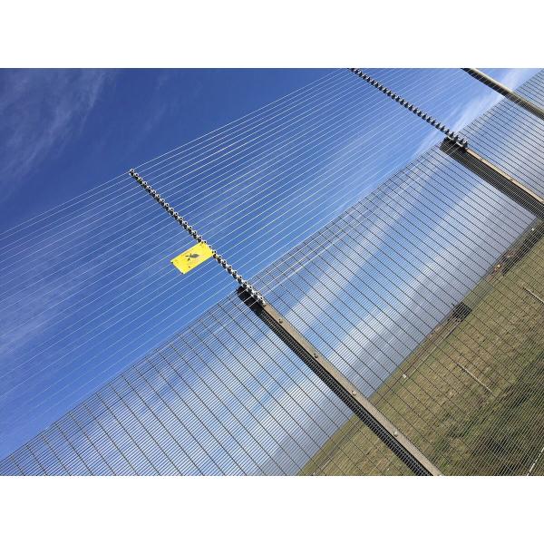 High Voltage Alarm Solar 358 Electric Security Fence Anti Climb Equipment For Residential