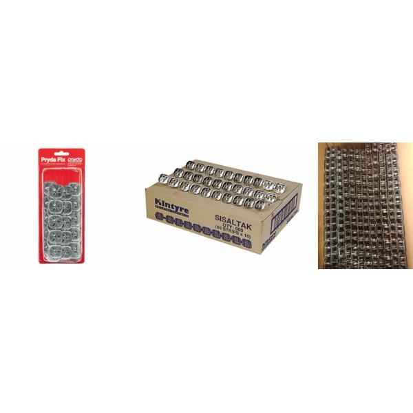 2x1,5 дюйма 51*38 мм одноконечные набивающие клипы с горячим оцинкованным покрытием Z275