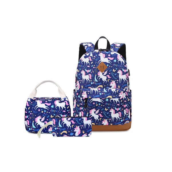 Nylon Polyester Lightweight School Backpack