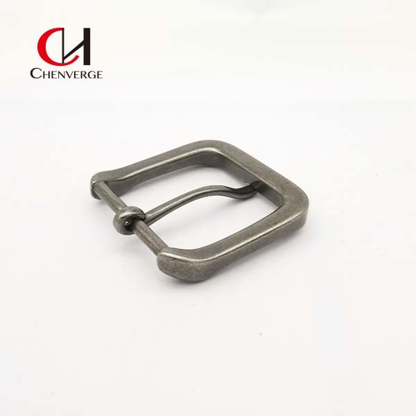Simple Square Pin Belt Buckles Anti Erosion Zinc Alloy Material