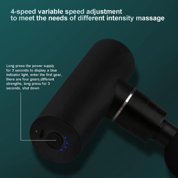 Fascia Percussion Muscle Massager Portable Pocket Vibration Mini Massage Gun