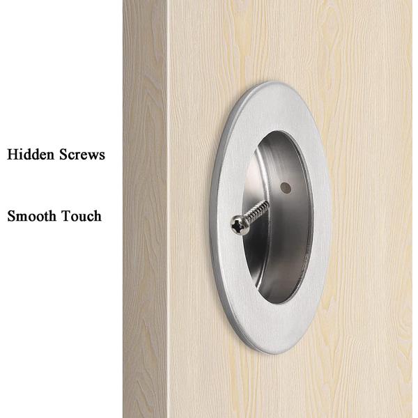 Помыть скрытую ручку круглого вытягивания SUS304 для шкафа