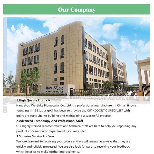 Ортодонтический TMA Archwire Круглый и прямоугольный для стоматологических материалов