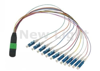 A rede de transmissão de dados MPO/MTP ao cabo do LC/12 retira o núcleo do cabo de fibra ótica