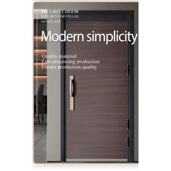 Residential Security Exterior 304SS Stainless Steel Safety Gate Single Door