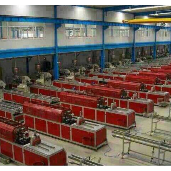 Powerful 37kW WPC Profile Decking Board Extrusion Line for Wood and Plastic