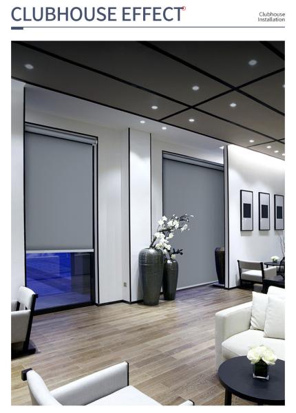 Anti Static Semi Blackout Blinds , Roller Window Shades For Kitchen Bathroom
