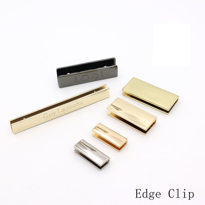 Leather Bag Hardware Fittings Custom Strap End Metal Tail Clip for Bag Accessories