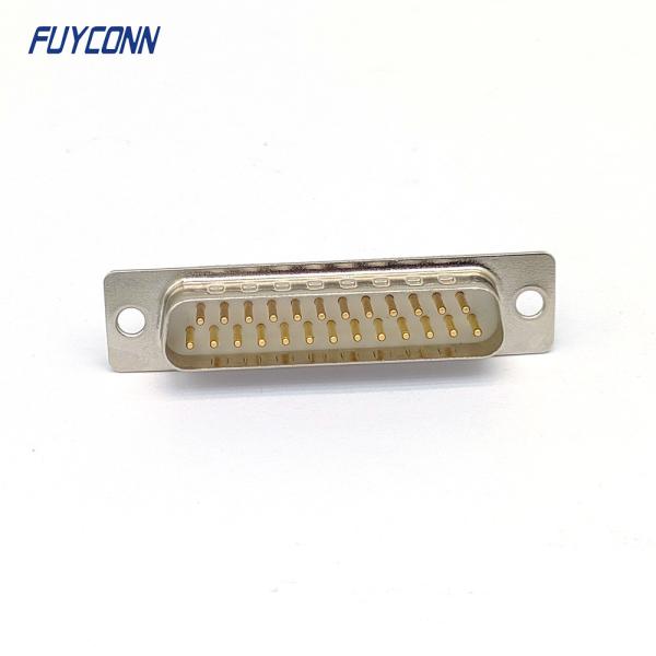 Male Solder Cup Machine Pin DB Connector 9 15 25 37 Pos Machined D-SUB Connector